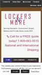 Mobile Screenshot of lockersnmore.com